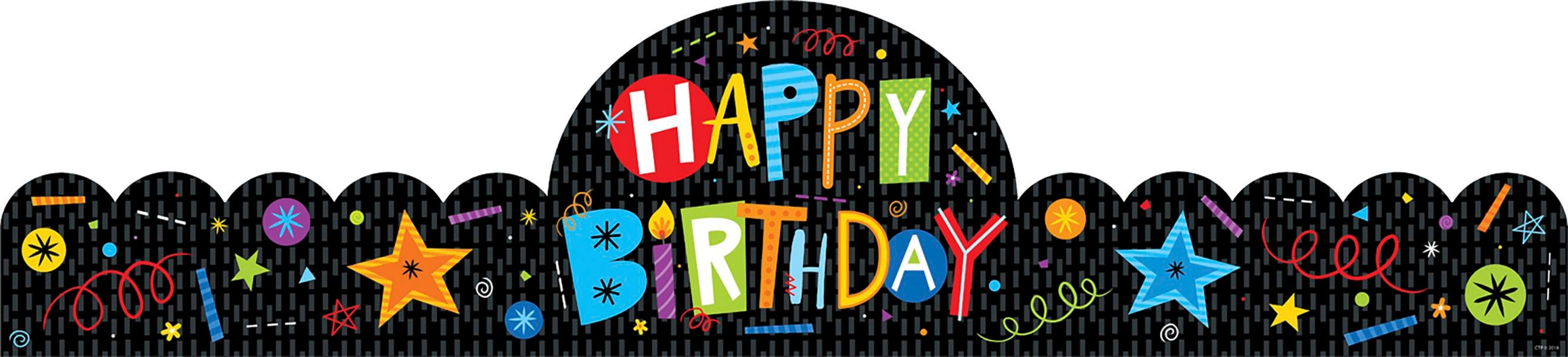 Creative Teaching Press Happy Birthday Crowns, Pack of 30